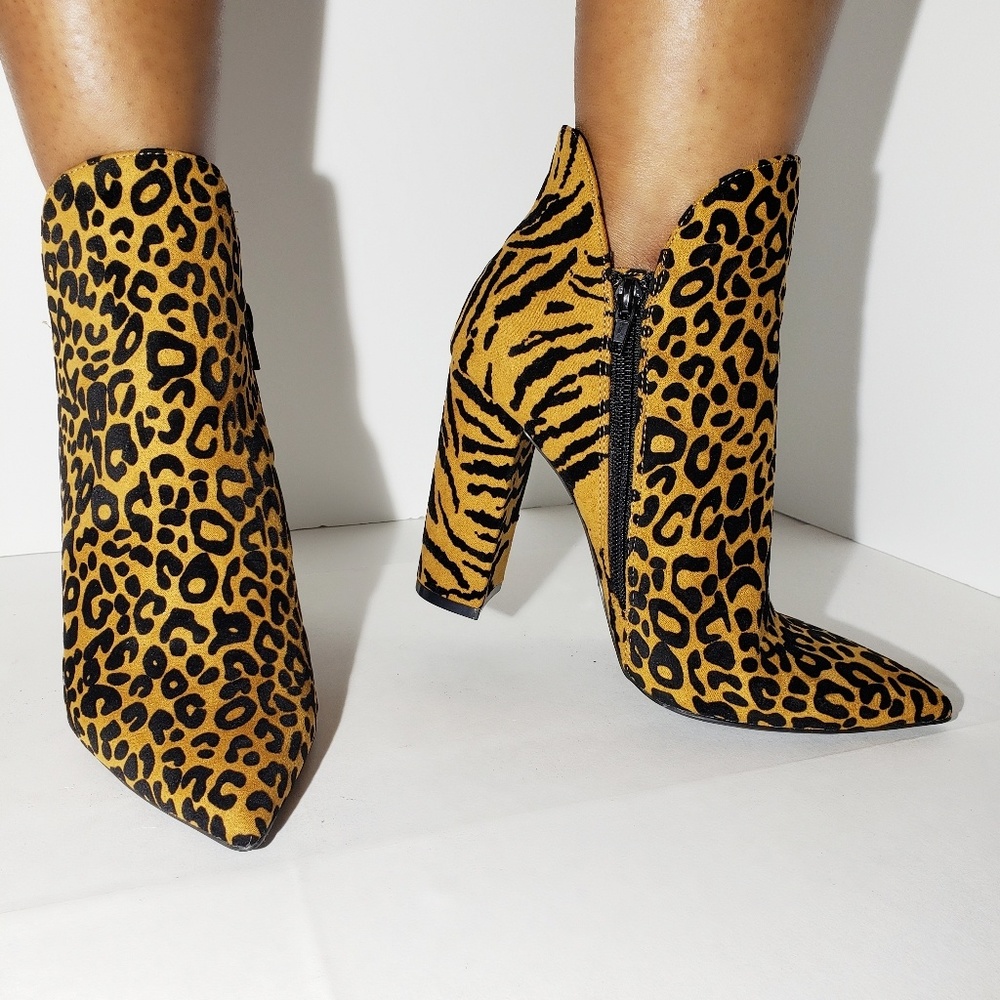 Leopard Booties - Picture 2 of 4